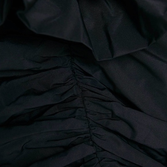 Zara Black Ruffled Blouse - Picture 4 of 4